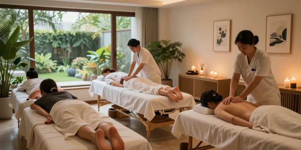 Experience rejuvenating 금천구출장안마 in a tranquil wellness center setting.