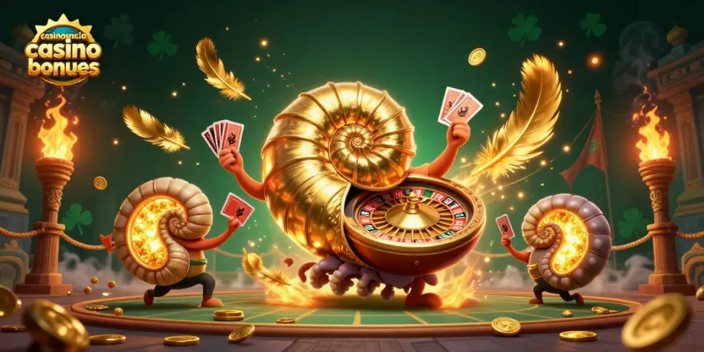 Engage with casinosnz.io casino bonuses through vibrant casino-themed 3D illustration.