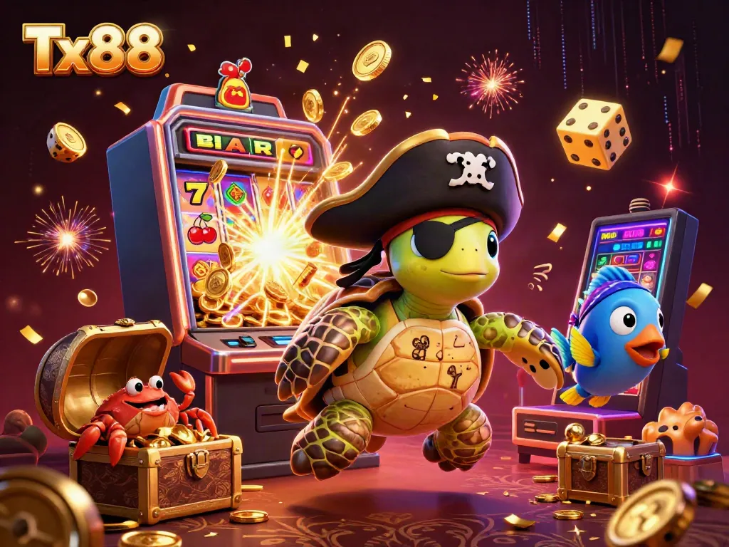 Experience thrilling jackpots and vibrant casino action with Tx88's exciting characters and games.