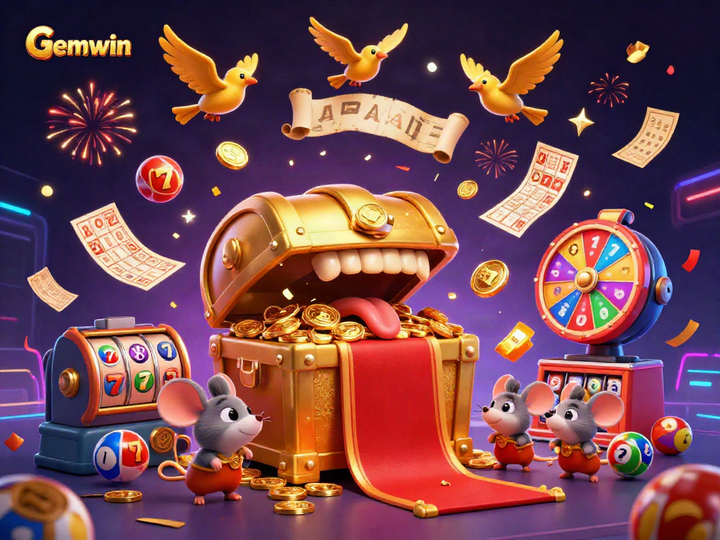 Engage with Gemwin's exciting slots and games amidst a vibrant casino adventure.